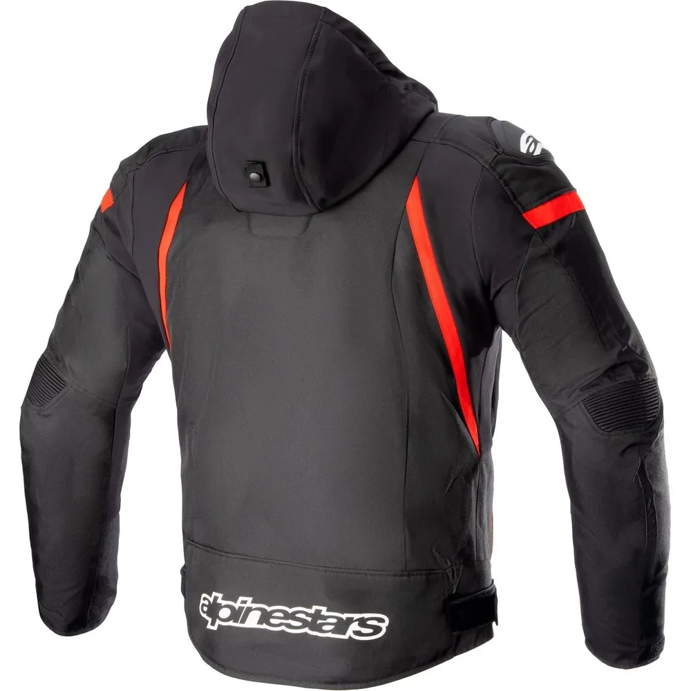 Alpinestars Zaca Waterproof Jacket Black / Bright Red / White