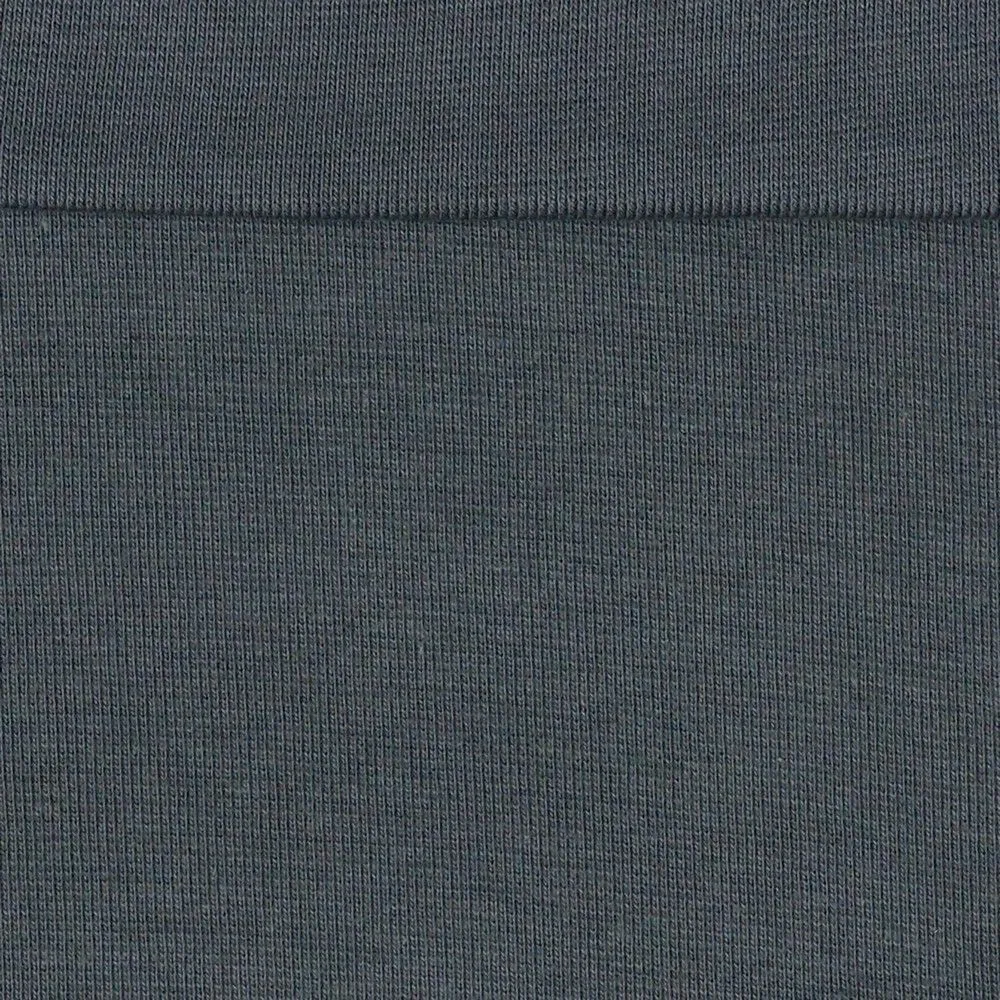 Anthracite Organic Tubular Cuff Ribbing