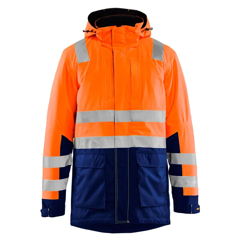 Blaklader Hi Vis Lined Parka Jacket  4495 - 1987