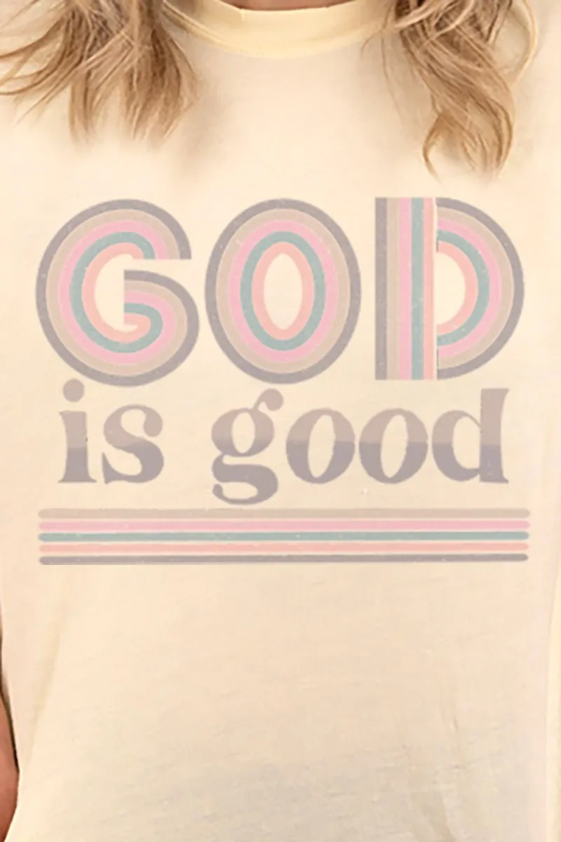 Boho God Is Good Adult Soft-Tek Blend T-Shirt