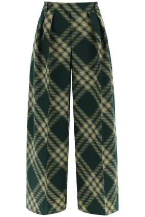 Burberry Check Palazzo Pants