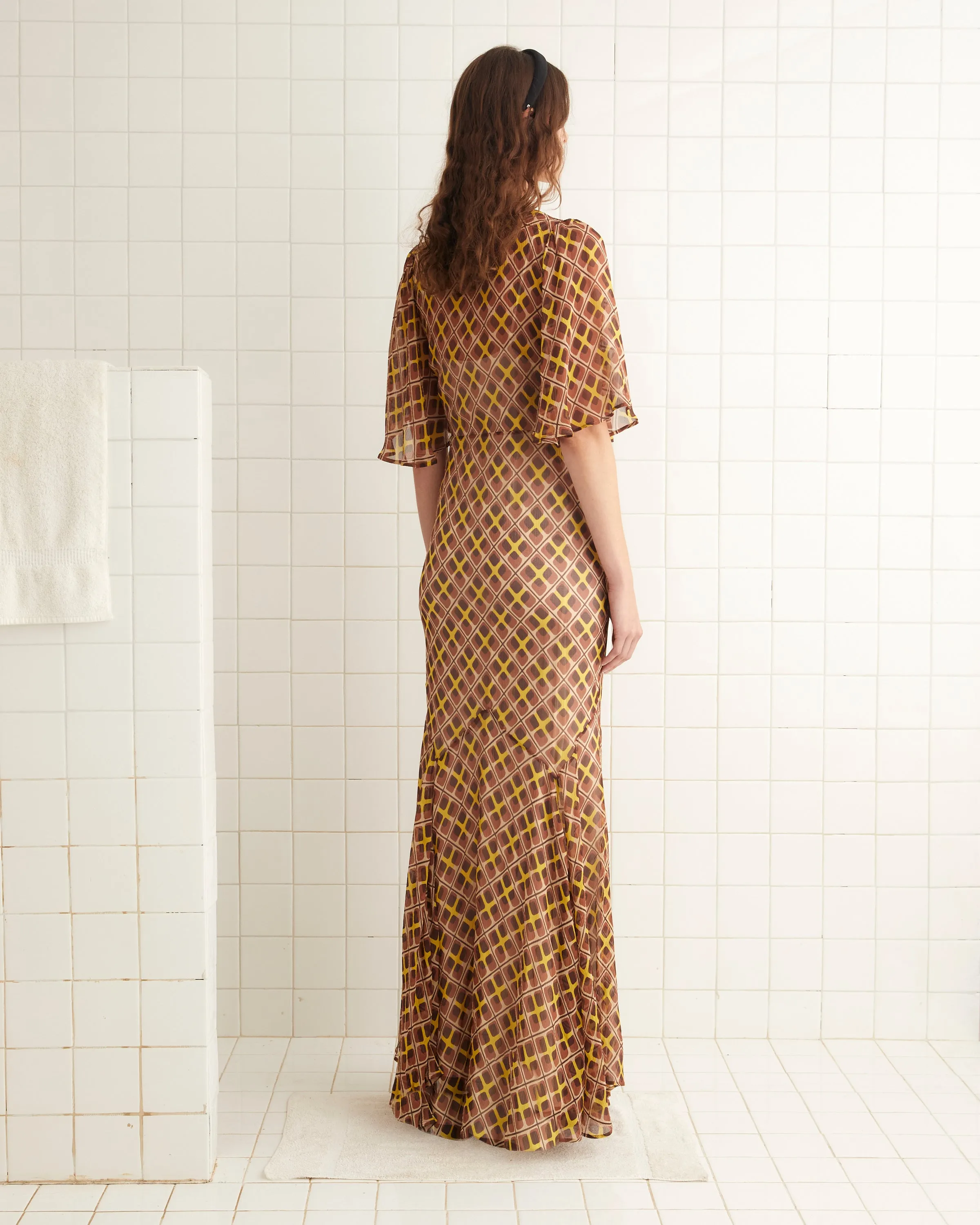 Cattail Plaid Fair Gown