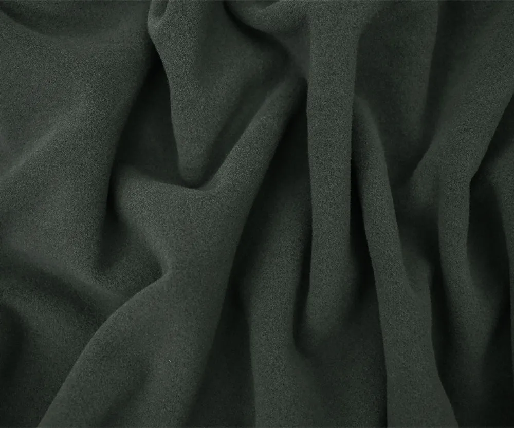 Deep Gray Polyester Heavy Weight Polartec Wind Pro Knit Fabric