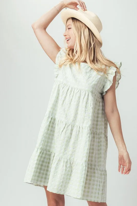 DENISE DRESS - SAGE