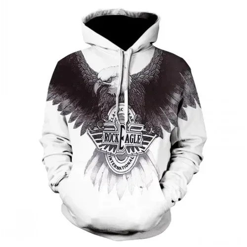 FASHION Eagle American Flag Hoodie