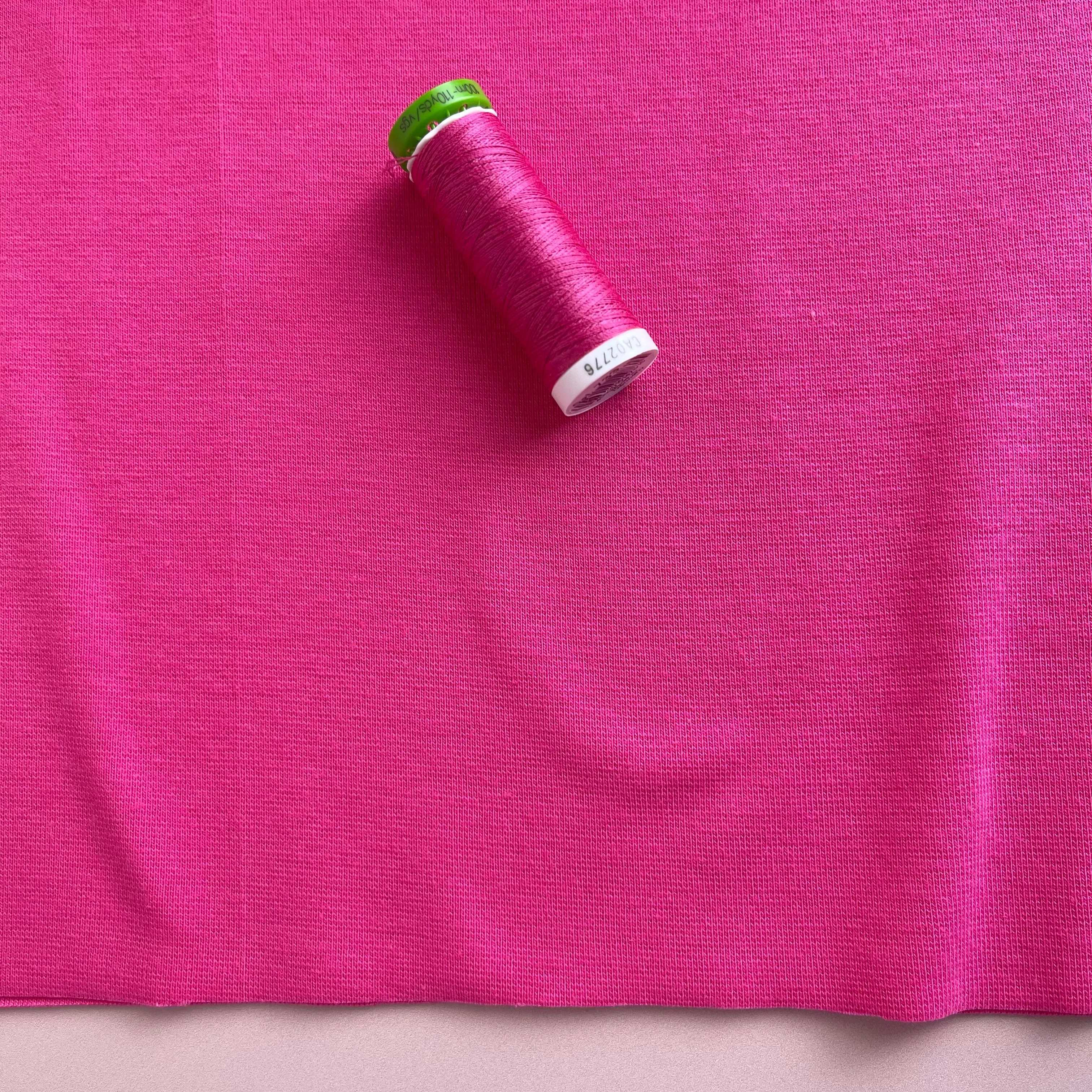 Fuchsia Organic Tubular Cuff Ribbing