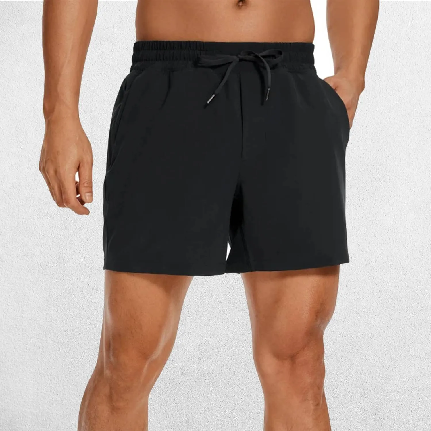 GPW Men's Lightweight Quick-Dry Workout Shorts with Pockets