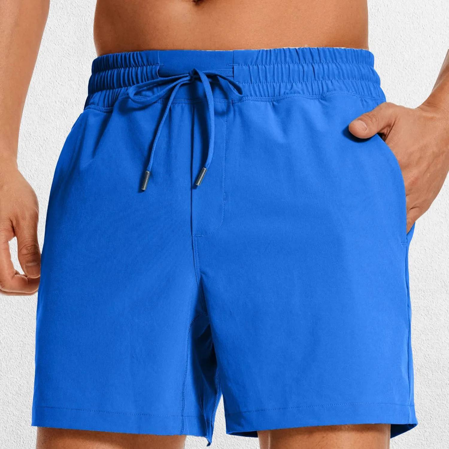 GPW Men's Lightweight Quick-Dry Workout Shorts with Pockets