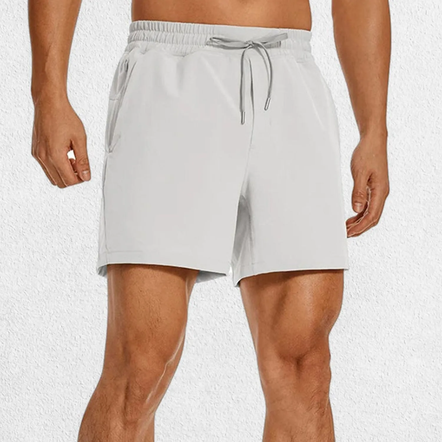 GPW Men's Lightweight Quick-Dry Workout Shorts with Pockets