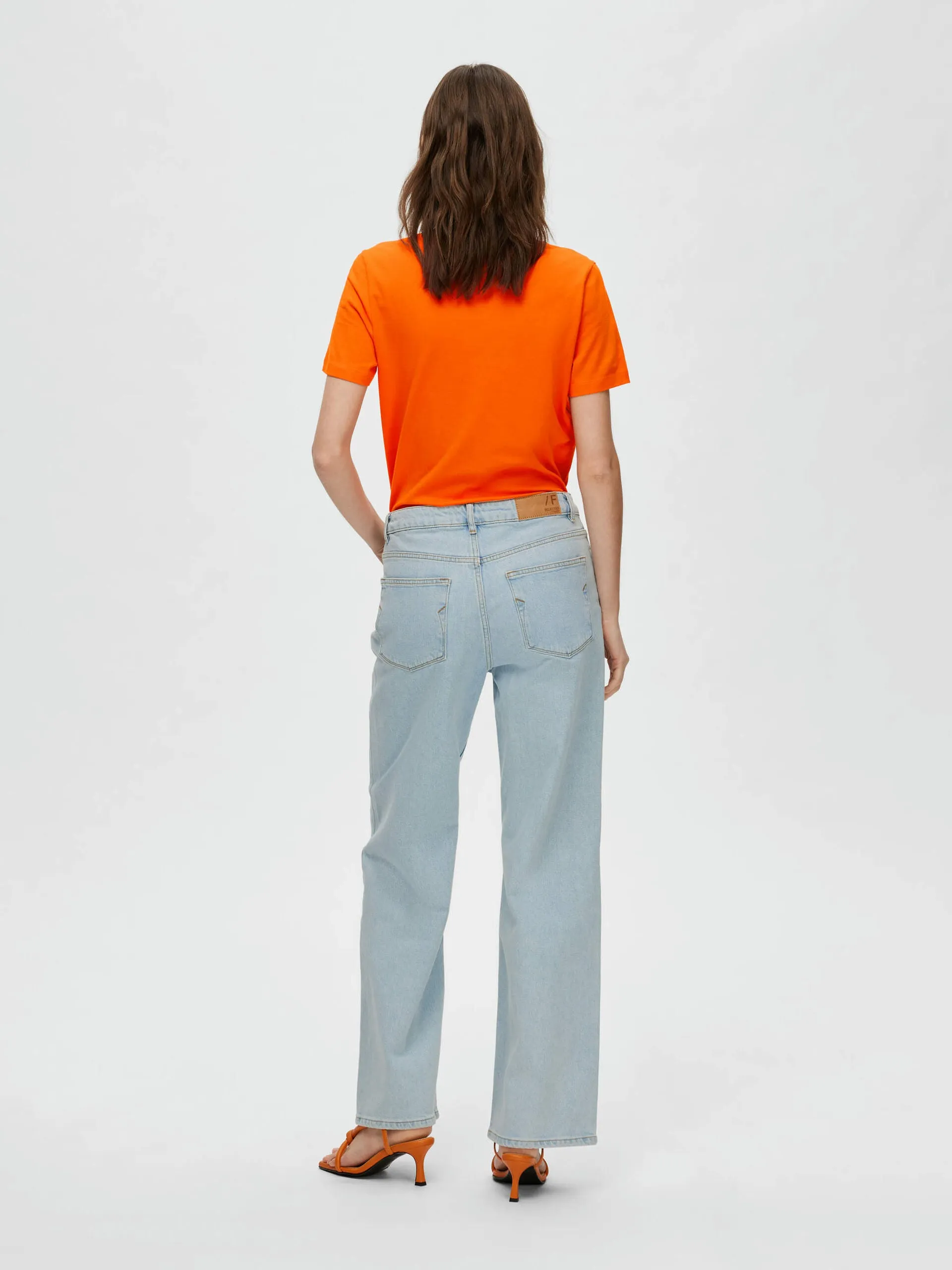 HIGH WAIST WIDE DENIM - LIGHT BLUE