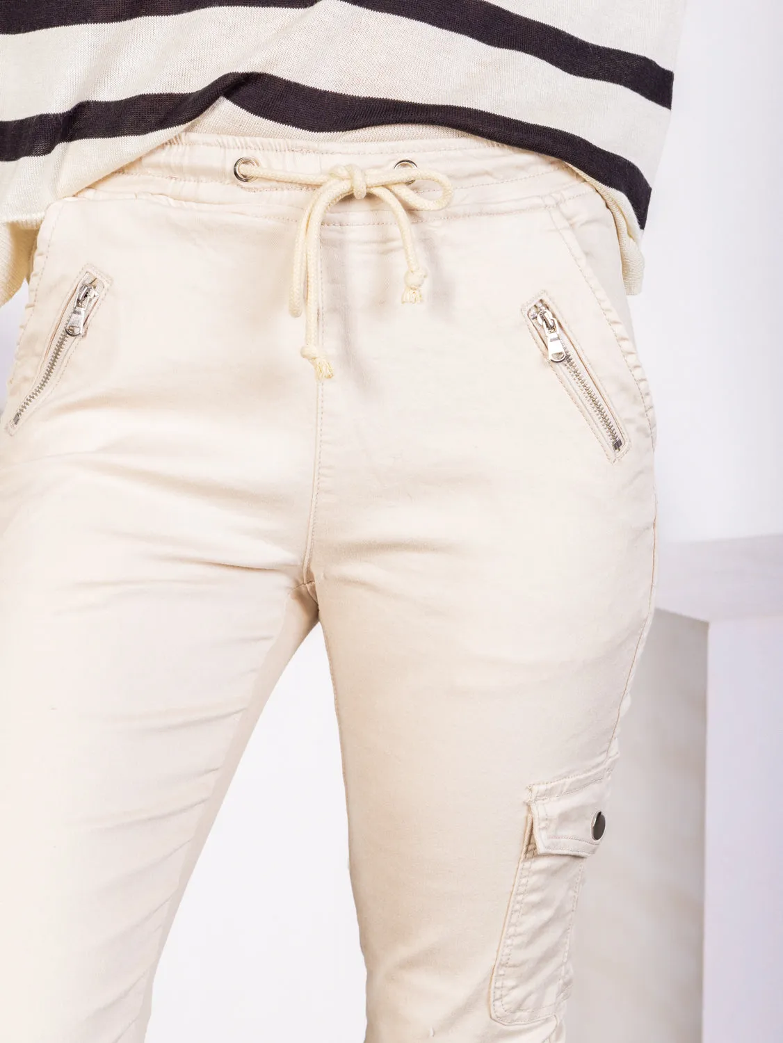 Jenni Joggers Beige