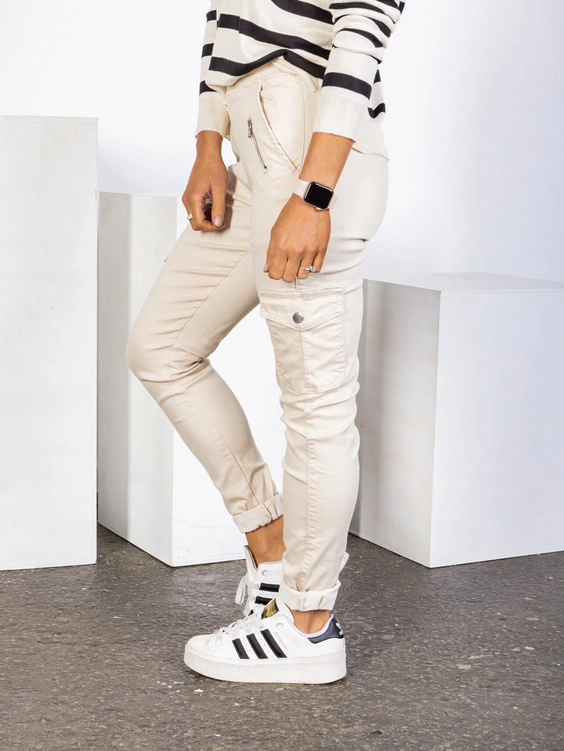 Jenni Joggers Beige