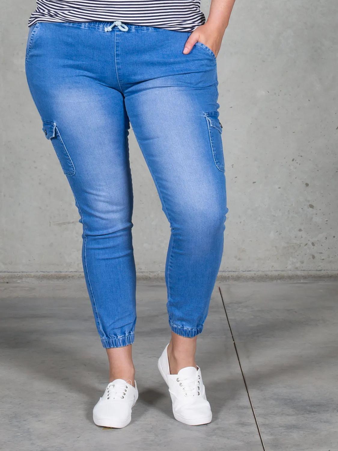 Jenni Joggers Indigo *LONGER LENGTH*