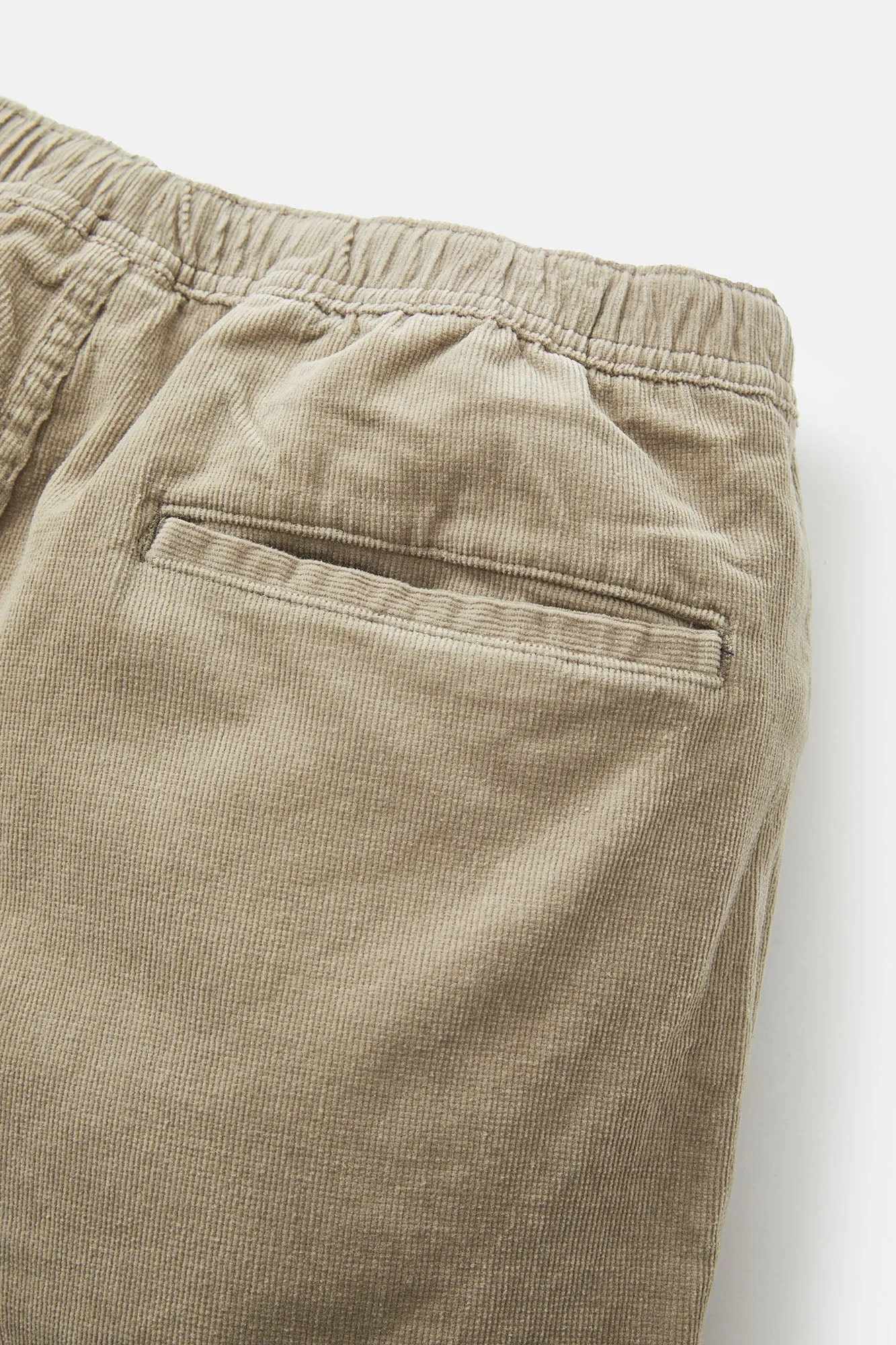 Katin Cord Local Elastic Waist Short - Warm Grey