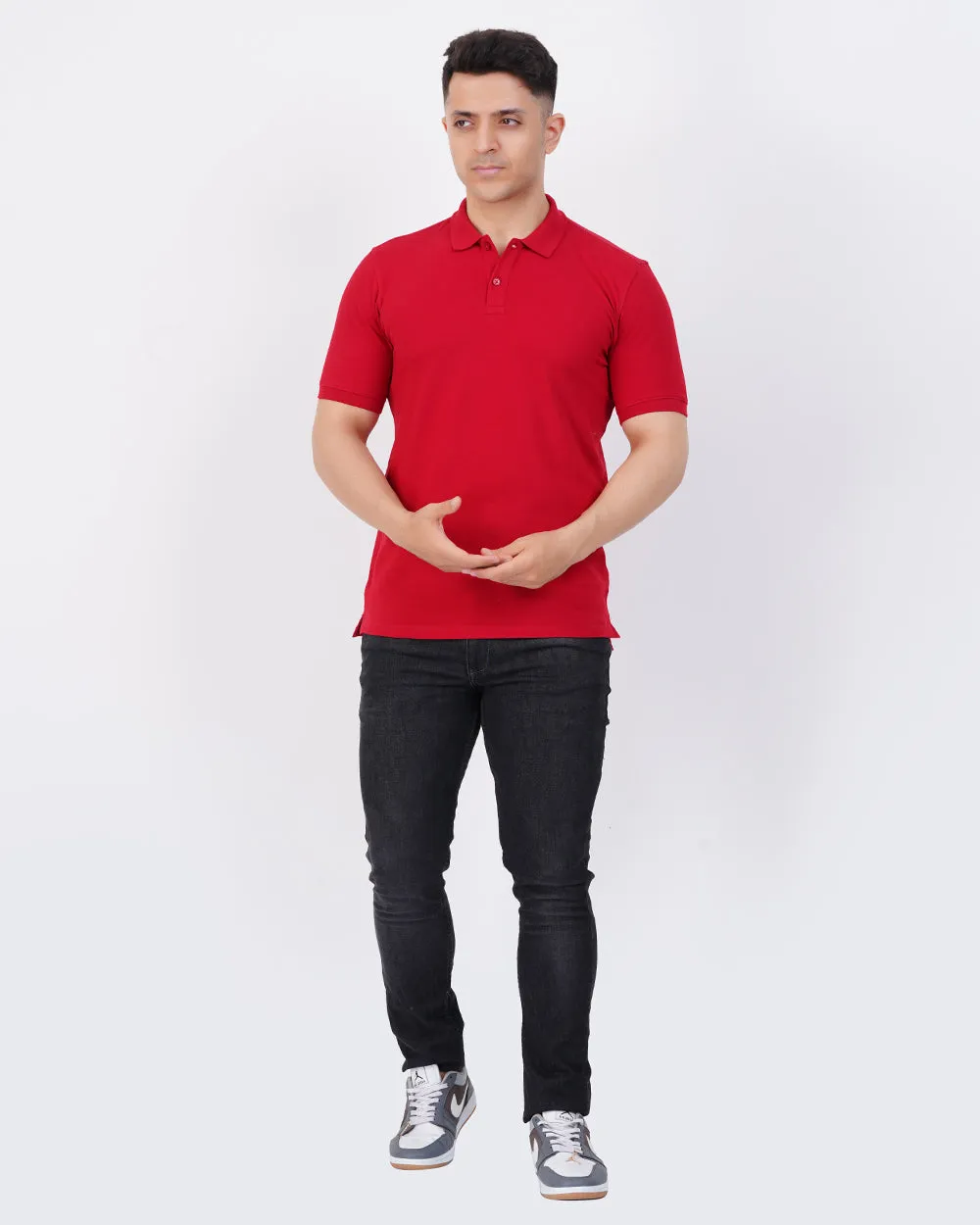 Men's Maroon Polo Tee