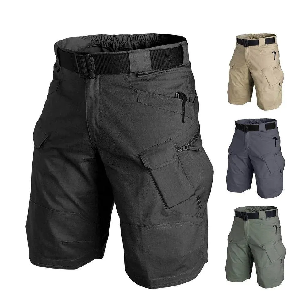 Mens Tactical Shorts Lightweight Quick Dry Multi-Pocket...