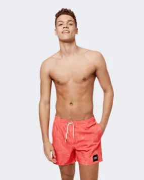 O&#39;Neill Textured Men Beach Swim Short Coral