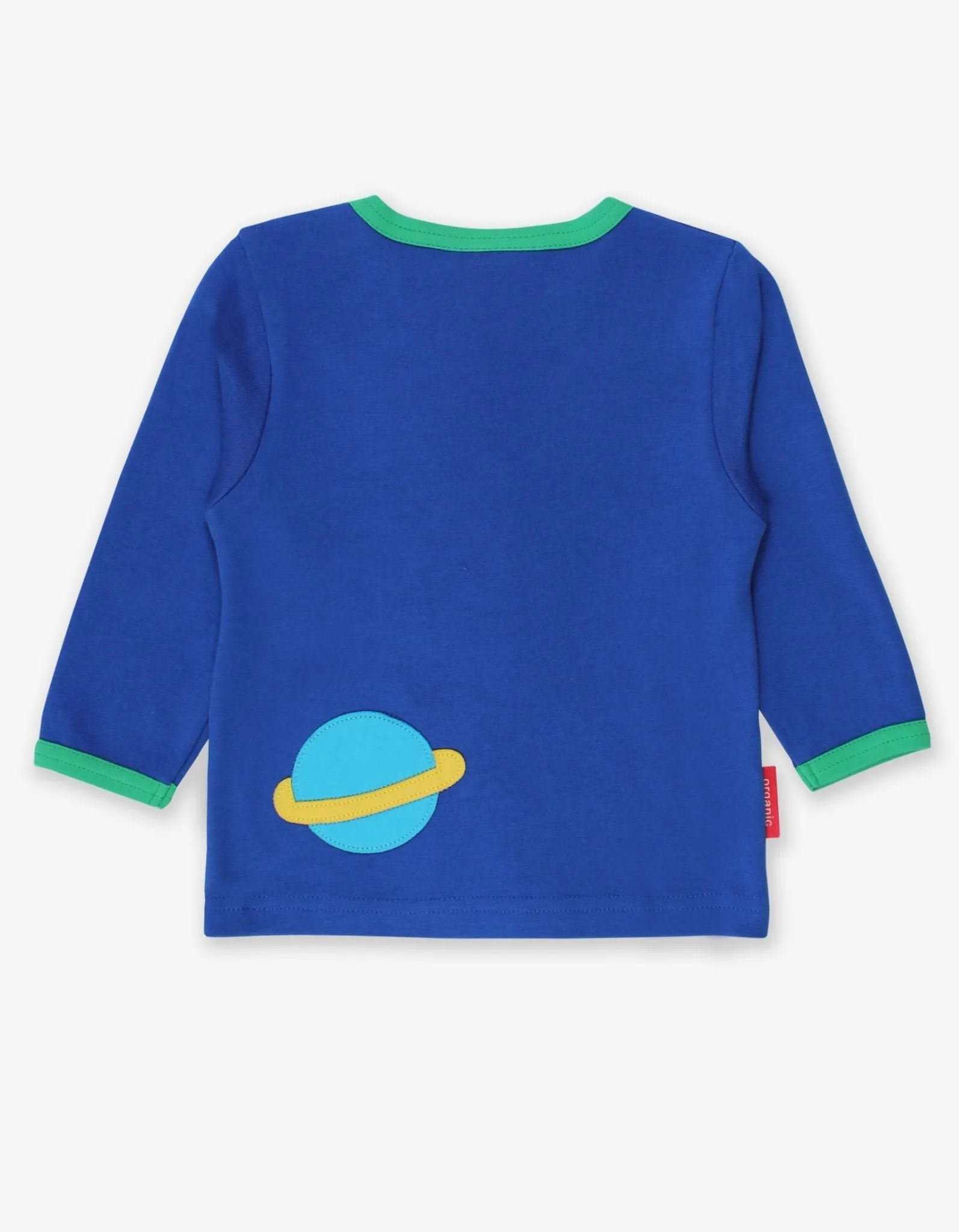 Organic Rocket Planet Applique T-Shirt