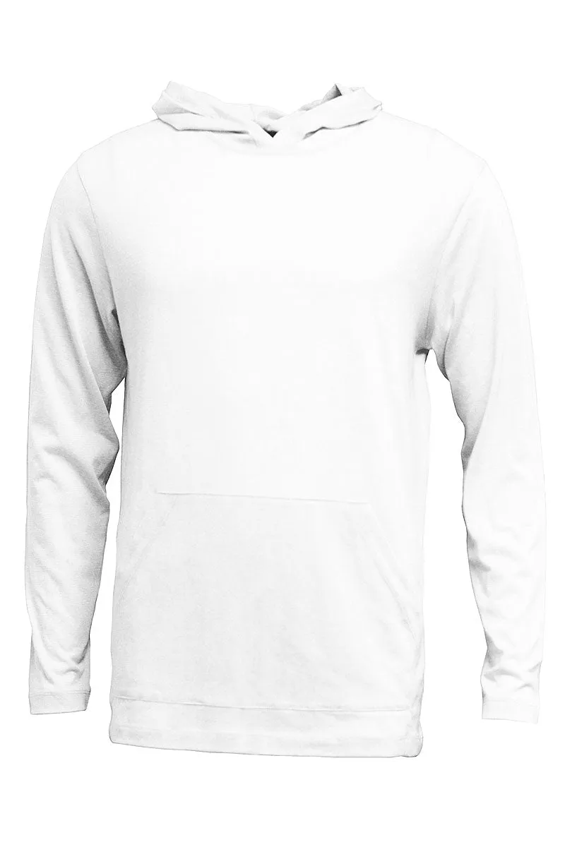 Outline Groovy Happy Easter Adult Soft-Tek Blend Long Sleeve Hoodie