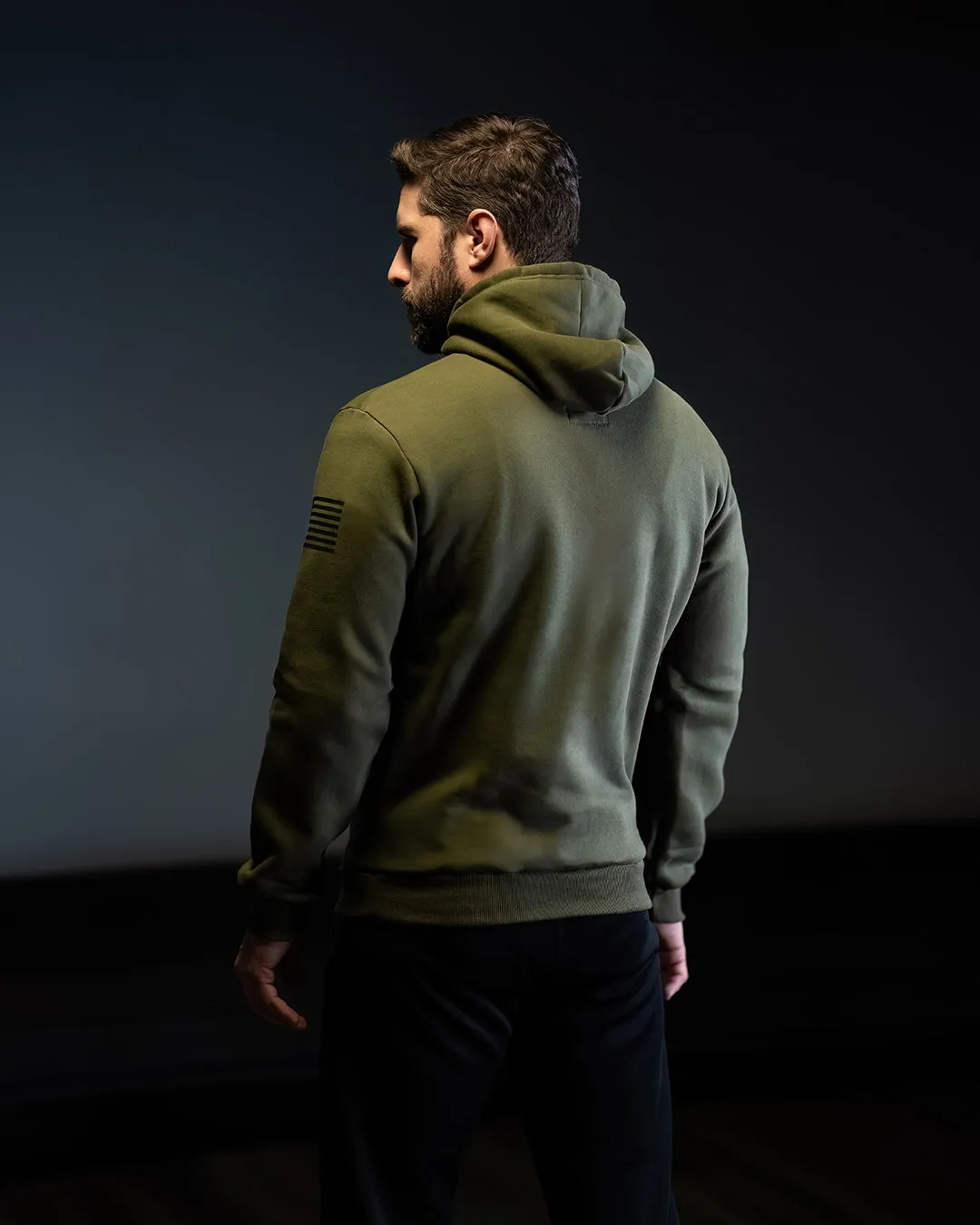 PHALANX SOLDIER ONE HOODIE | MILITARY GREEN