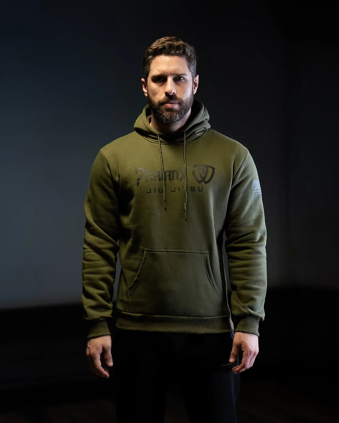 PHALANX SOLDIER ONE HOODIE | MILITARY GREEN