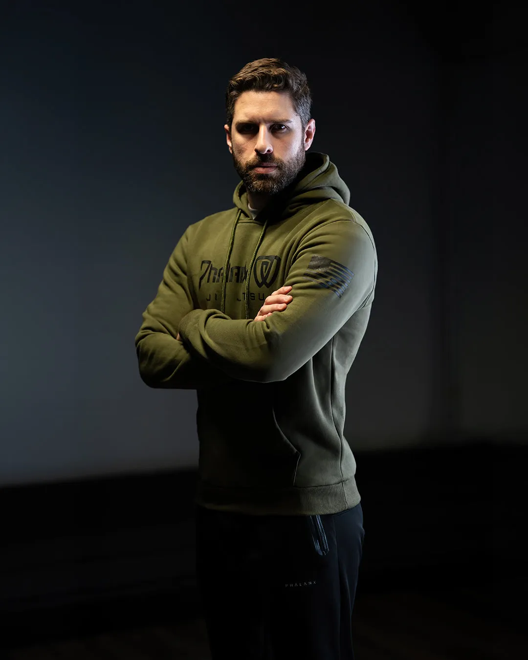 PHALANX SOLDIER ONE HOODIE | MILITARY GREEN