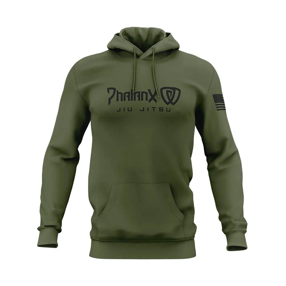 PHALANX SOLDIER ONE HOODIE | MILITARY GREEN