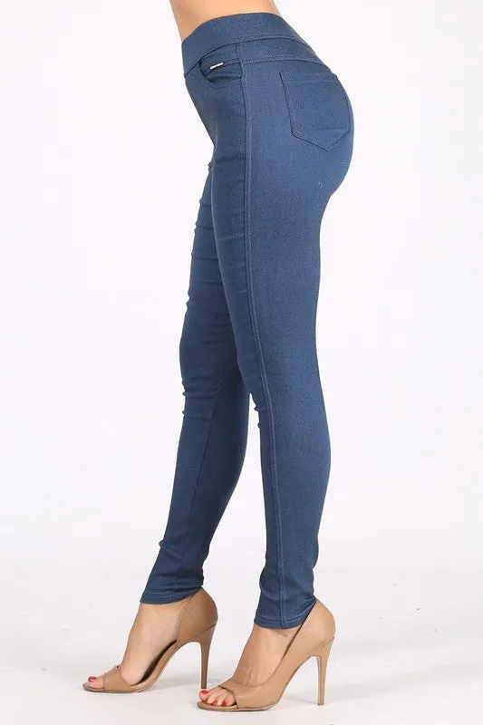 Pocket Front Stretch Denim Pants