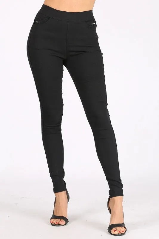 Pocket Front Stretch Denim Pants