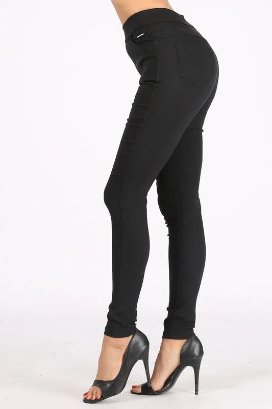 Pocket Front Stretch Denim Pants