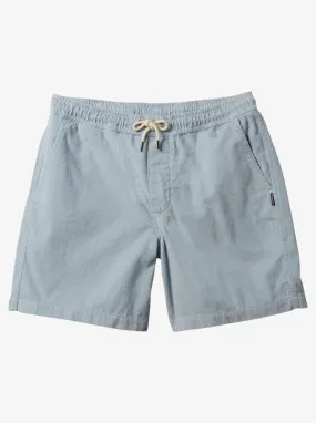 Quiksilver Taxer Corduroy Shorts - BLUE FOG