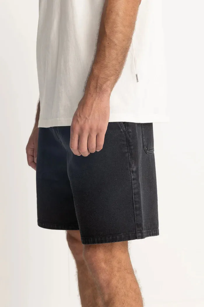 Rhythm Essential Short - WORN BLACK