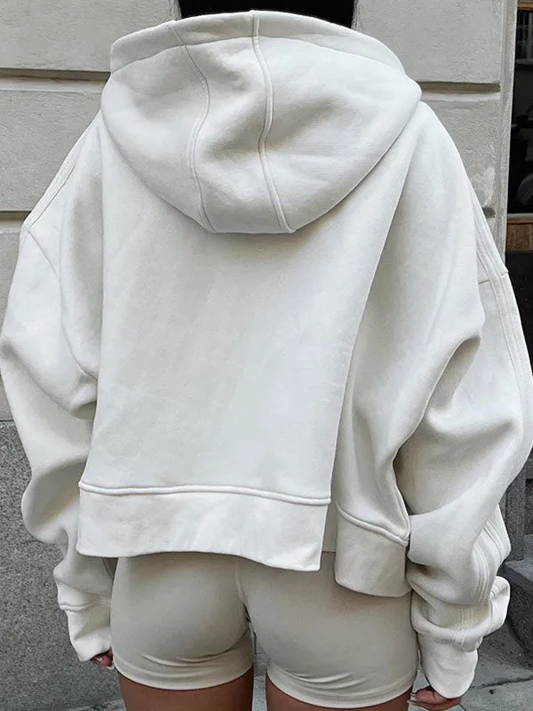 Solid Numbers Kangaroo Pocket Hoodies