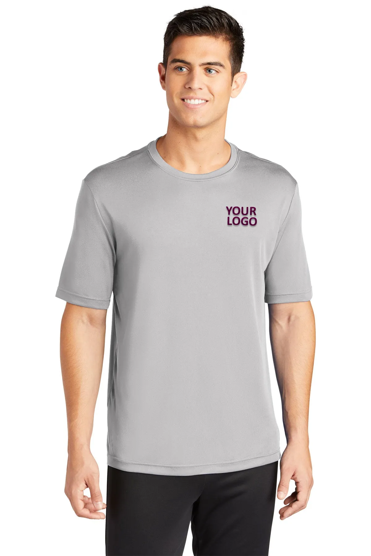 Sport-Tek PosiCharge Branded Competitor Tee's, Silver