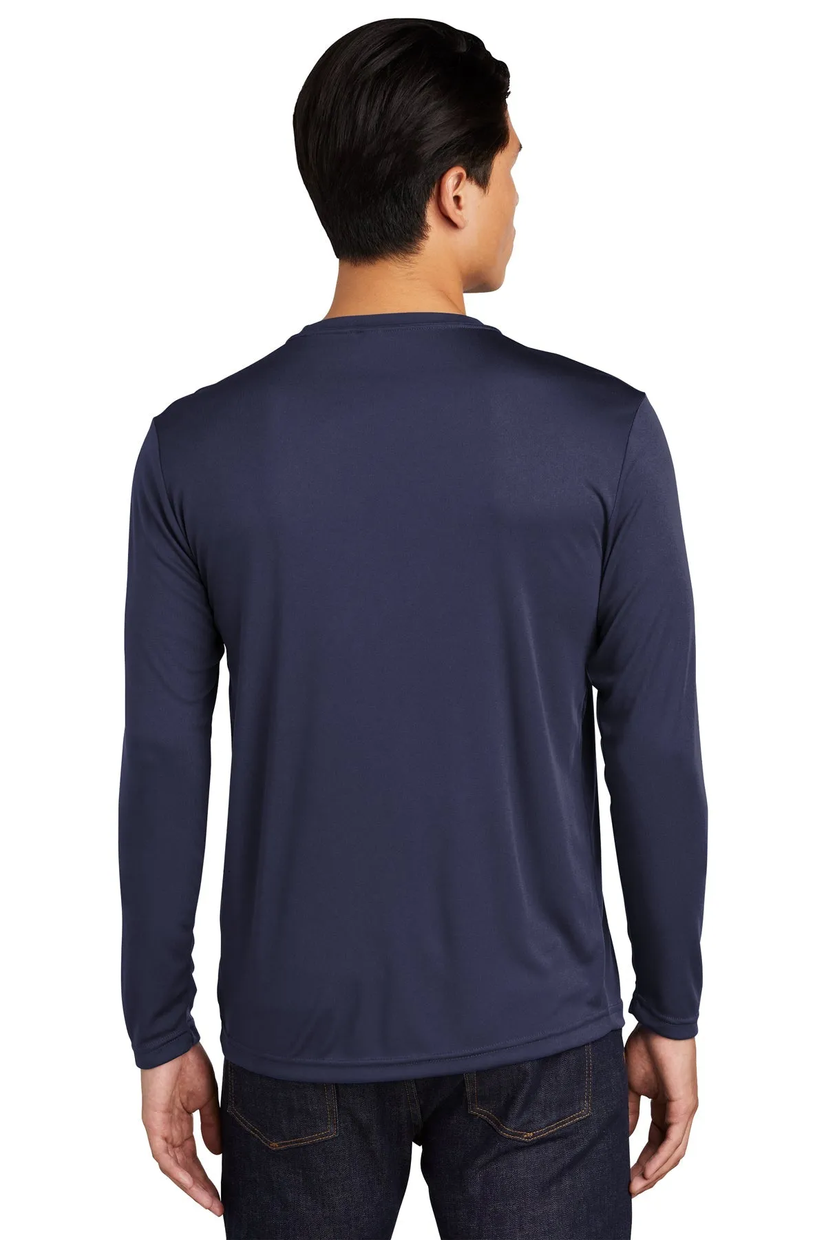 Sport-Tek Tall Long Sleeve PosiCharge Customized Competitor Tee's, True Navy