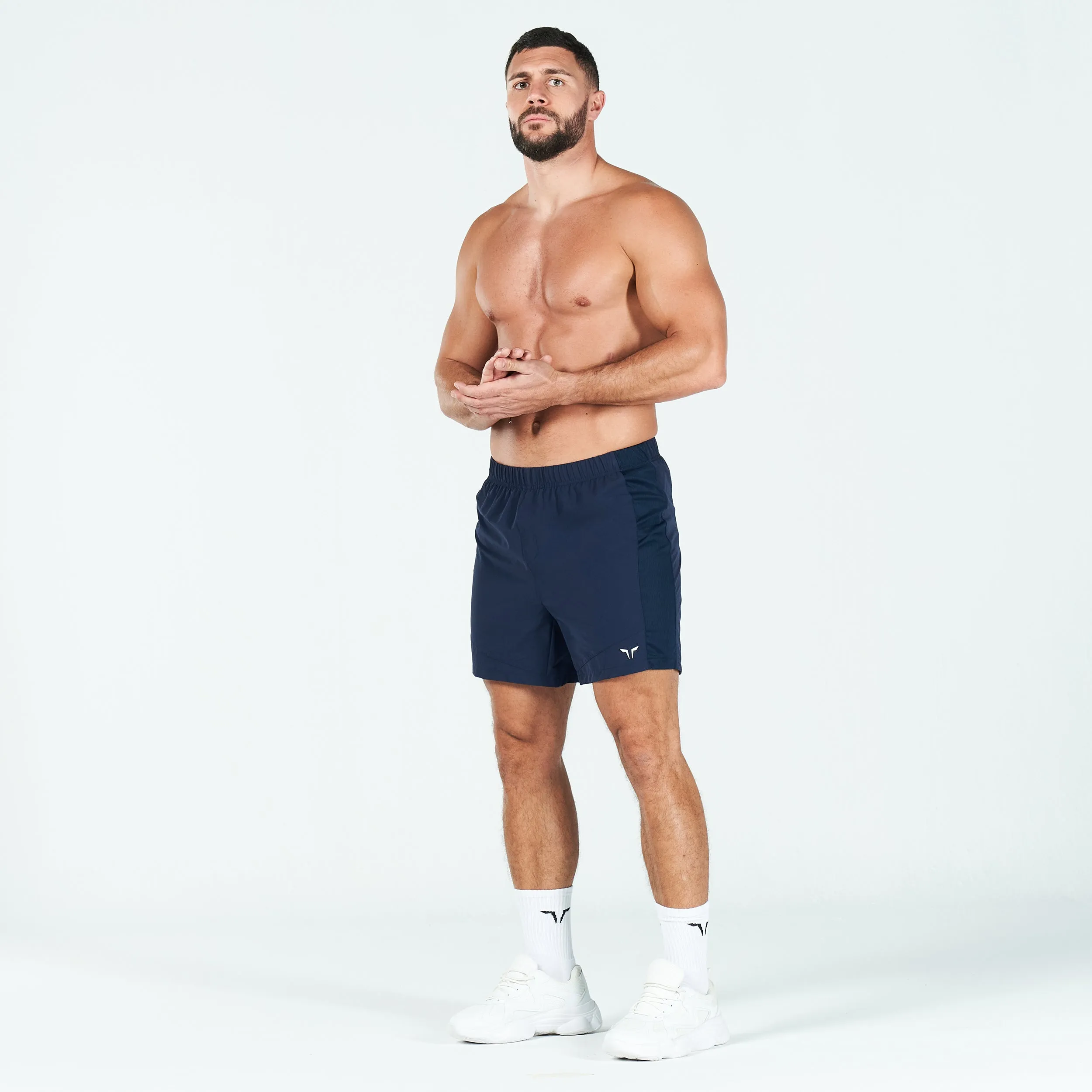 Statement Quick-dry Shorts - Navy