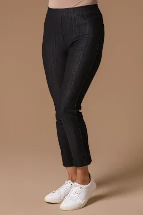 Stretch Denim Jeggings Black