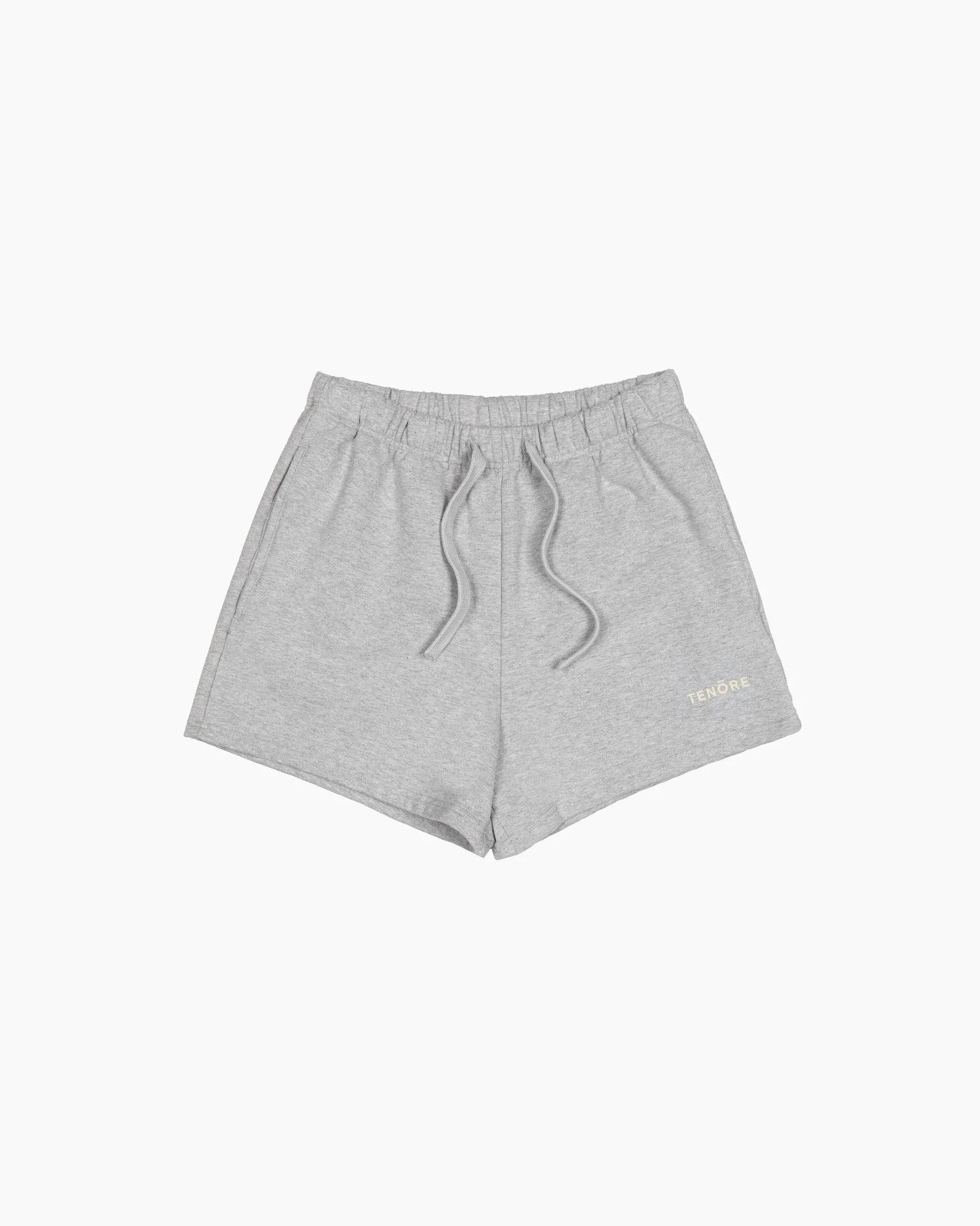 Tenore Logo Fleece Short - HEATHER GREY