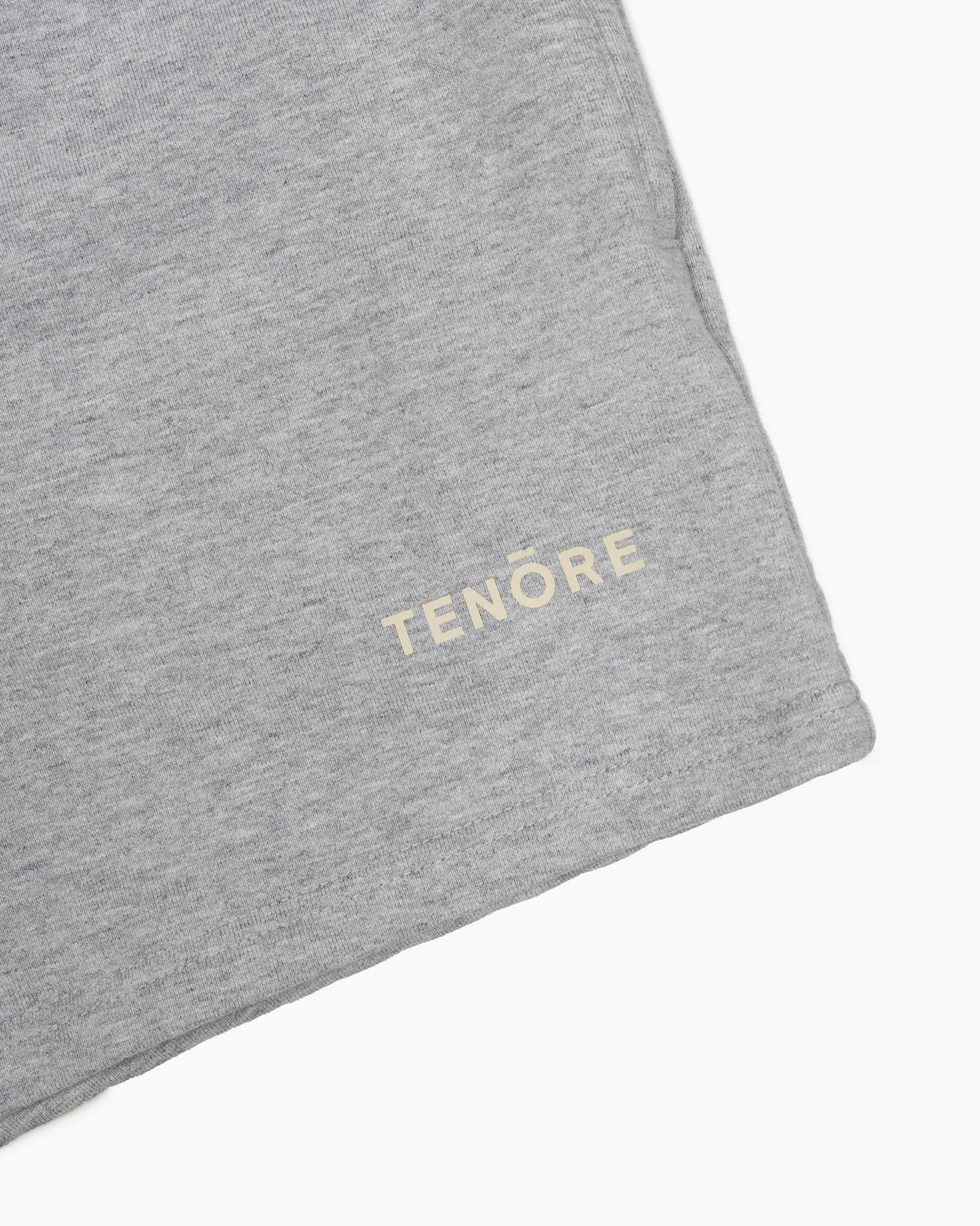 Tenore Logo Fleece Short - HEATHER GREY