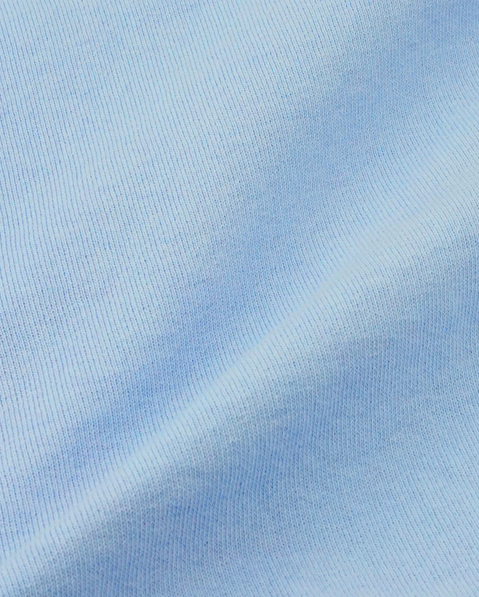 WELLNESS STUDIO CROPPED CREWNECK / SKY BLUE WHITE